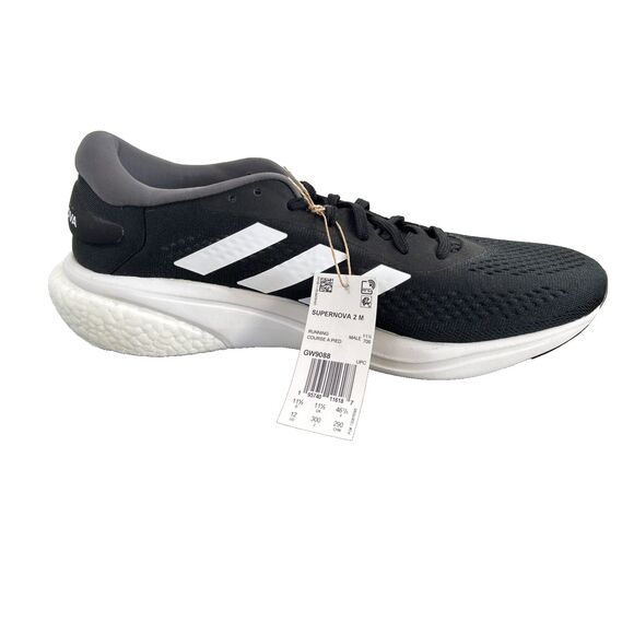 Adidas Men\'s SUPERNOVA 2 M GW9088 Black/White Running Size 12 NEW main image 6